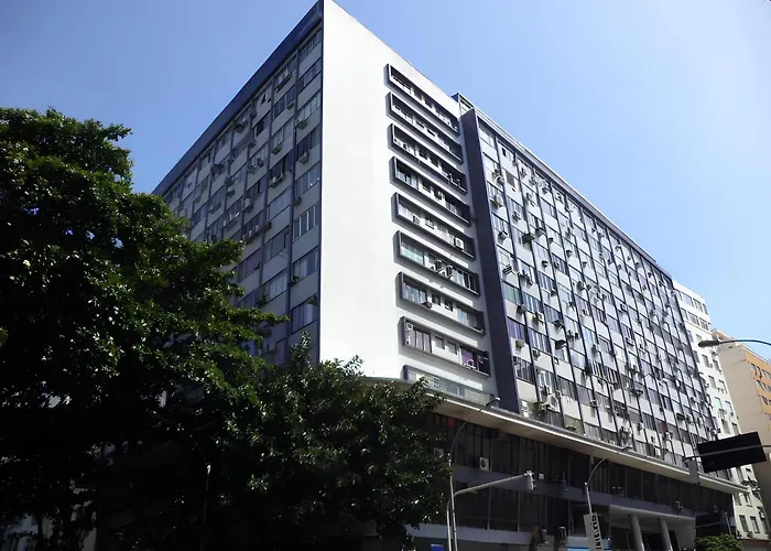 Apartamento Studio Completo Copacabana 1 Quadra Da Praia Com Garagem Rio de Janeiro