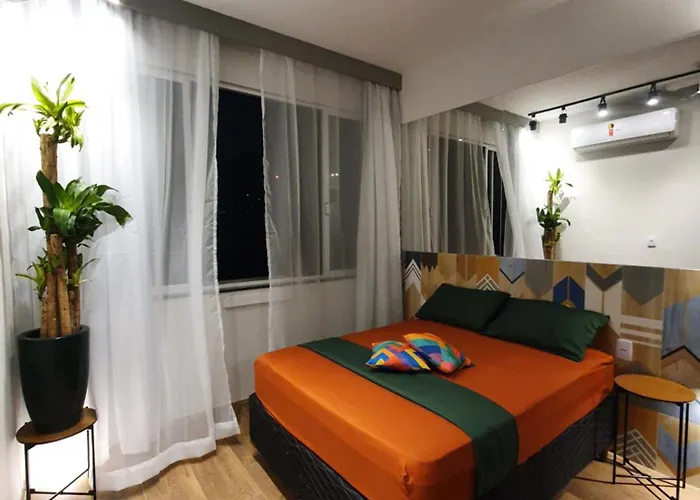 Apartamento Studio Completo Copacabana 1 Quadra Da Praia Com Garagem Rio de Janeiro